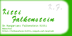 kitti falkenstein business card